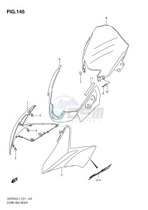 GSF650 (E21) Bandit drawing COWLING BODY (GSF650SAL1 E21)