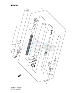 VZ800L0 drawing FRONT DAMPER