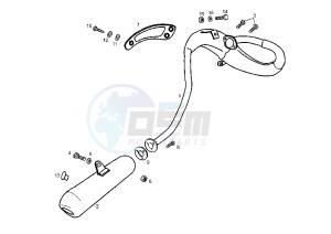 SENDA R DRD RACING LTD - 50 cc drawing SILENCER