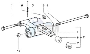 Liberty 50 4t drawing Swinging arm