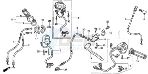 CBR900RR FIRE BLADE drawing CABLE/SWITCH