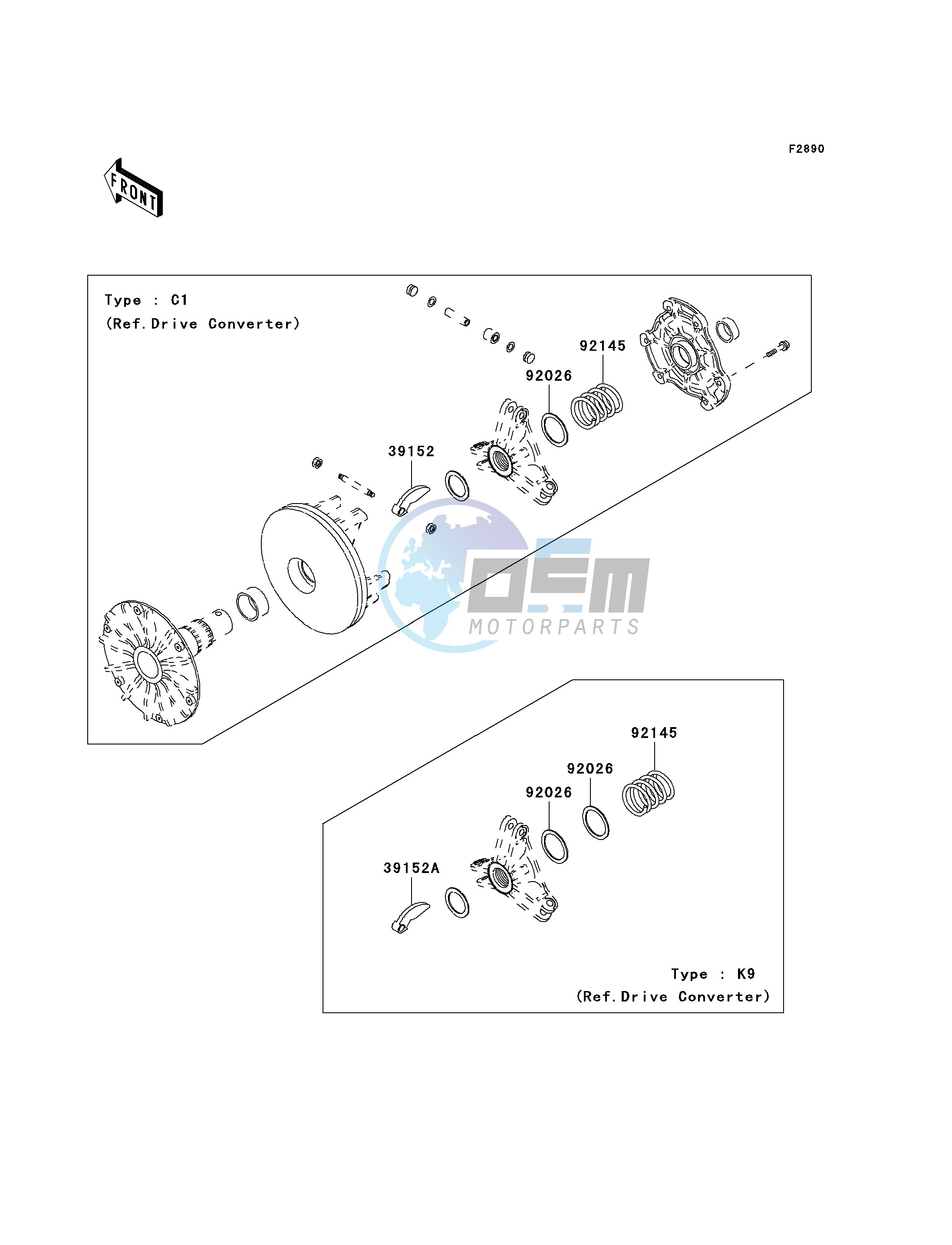 OPTIONAL PARTS-- DRIVE CONVERTER- -