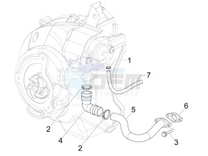 Runner 125 VX 4t SC e3 drawing Secondairy air box