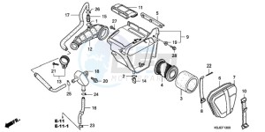 CRF80F9 Australia - (U) drawing AIR CLEANER