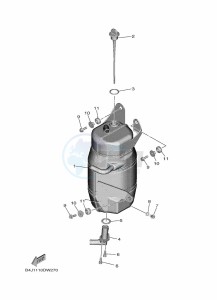 YXF1000EW YX10FPAM (B4J5) drawing OIL TANK