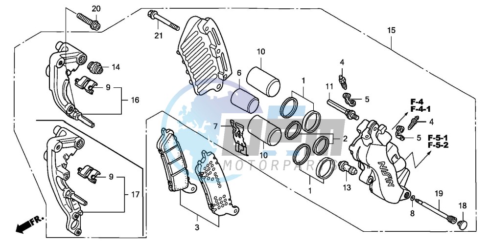 FRONT BRAKE CALIPER