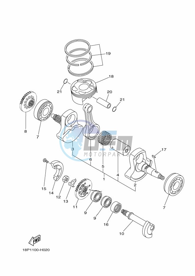 CRANKSHAFT & PISTON