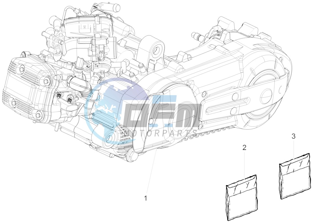 Engine, assembly