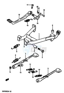 GSX550E (F-G-H) drawing STAND