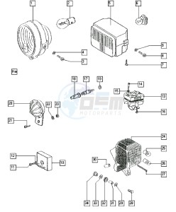 FLEXER_25-45kmh_K1-K3 50 K1-K3 drawing Electrical equipment