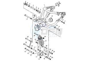 XVS A DRAG STAR CLASSIC 1100 drawing REAR ARM