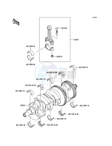 Z1000SX ZX1000GBF FR GB XX (EU ME A(FRICA) drawing Crankshaft