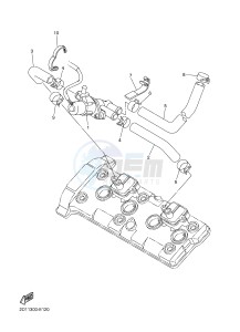 FZ1-S FZ1 FAZER 1000 (2DV6) drawing AIR INDUCTION SYSTEM