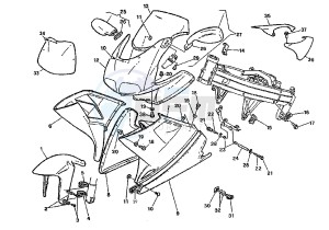 MITO EV 6 MARCE 125 drawing FRONT BODY