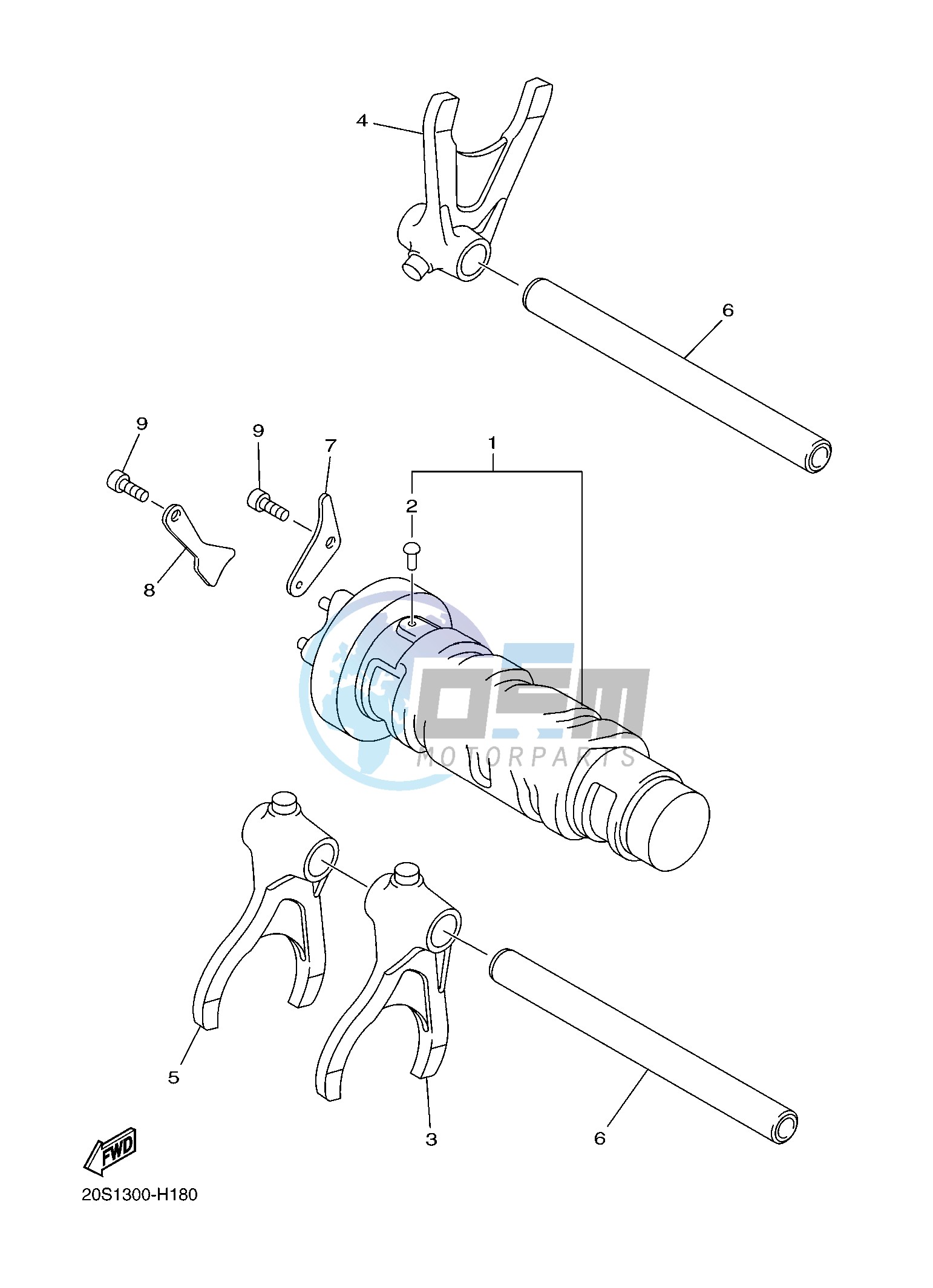 SHIFT CAM & FORK