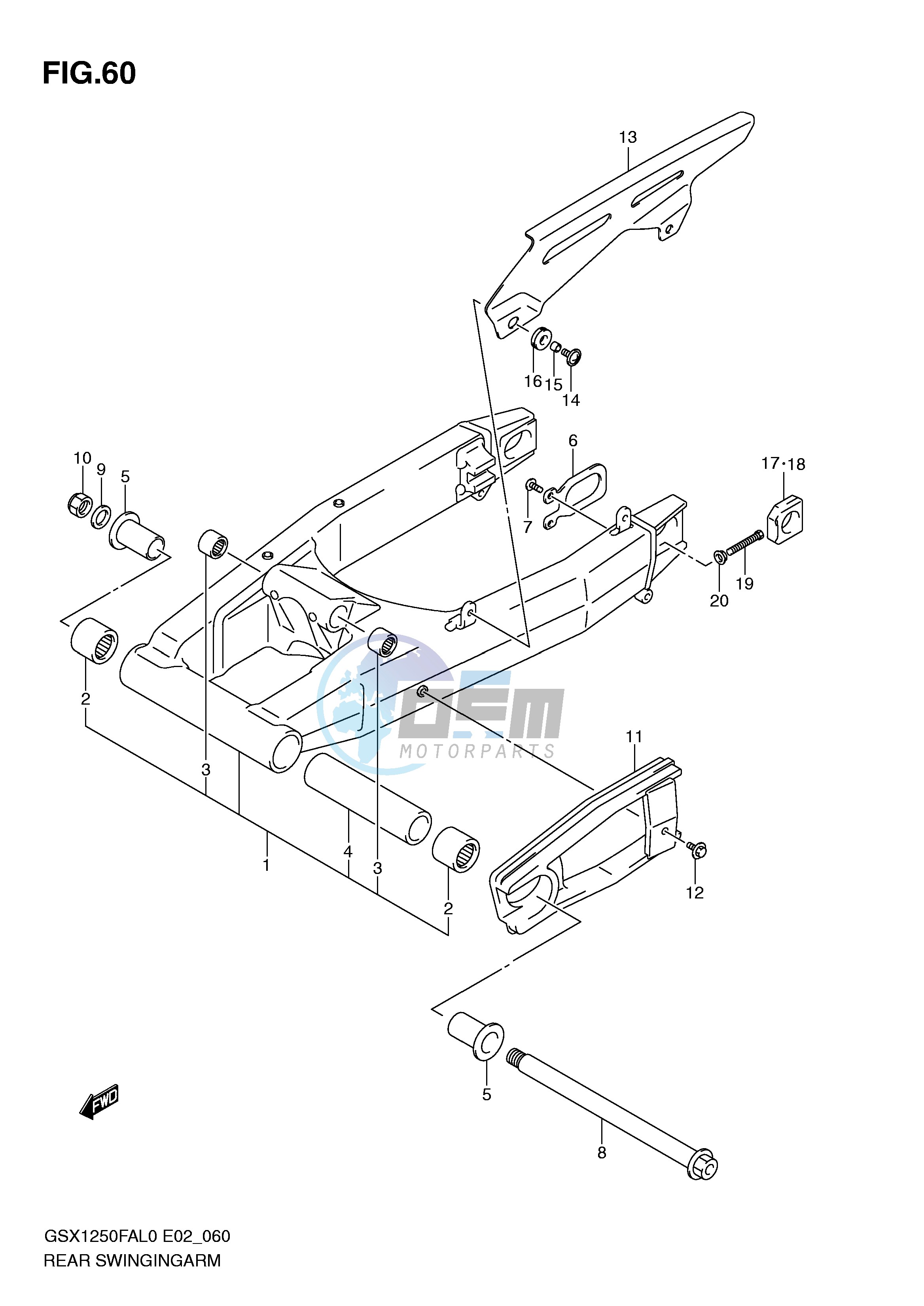 REAR SWINGING ARM