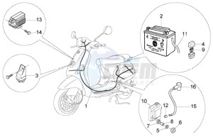 LX 50 2T drawing Electrical ignition device