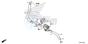 CBR1000S2 2ED - (2ED) drawing AIR INJECTION CONTROL VALVE