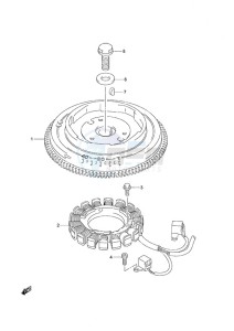 DF 25 V-Twin drawing Magneto Non-Remote Control