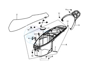 HD 200 drawing BUDDYSEAT - HELMET BOX - CARRIER