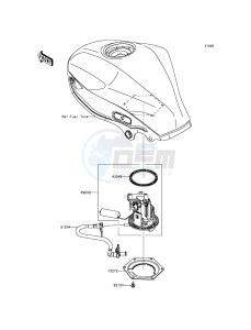 NINJA 250SL BX250AGF XX (EU ME A(FRICA) drawing Fuel Pump