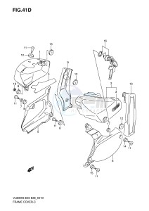 VL800 (E3-E28) VOLUSIA drawing FRAME COVER (MODEL K8)