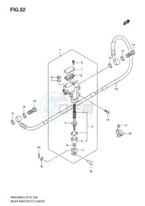 RMX450 drawing REAR MASTER CYLINDER