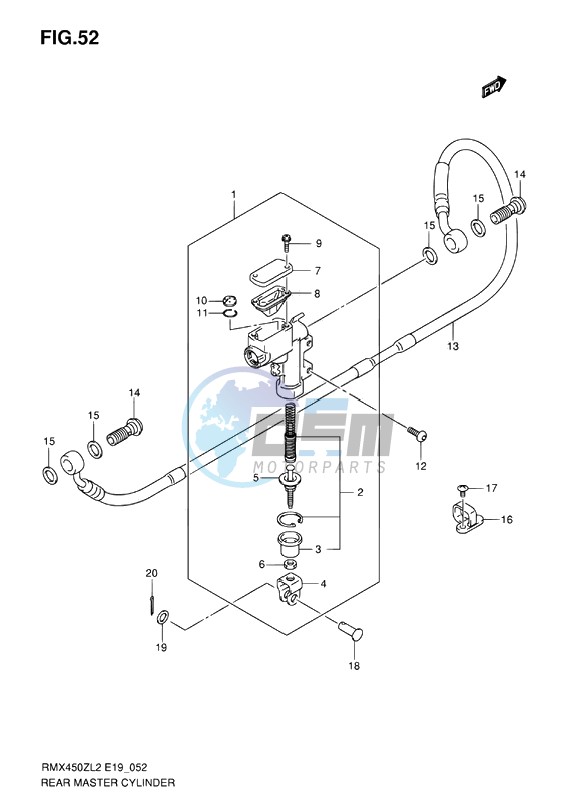 REAR MASTER CYLINDER