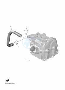 YZ450F (BHR6) drawing AIR INDUCTION SYSTEM