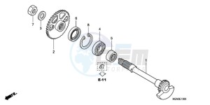 CRF450RA Europe Direct - (ED) drawing BALANCER