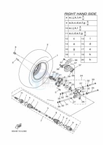 YXZ1000E YXZ1000R (B5JG) drawing REAR WHEEL 2