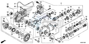 TRX500FM6G TRX680 Europe Direct - (ED) drawing FRONT FINAL GEAR