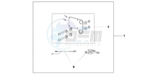 CB600F9 U / ABS ST drawing HEATED GRIP ATT.