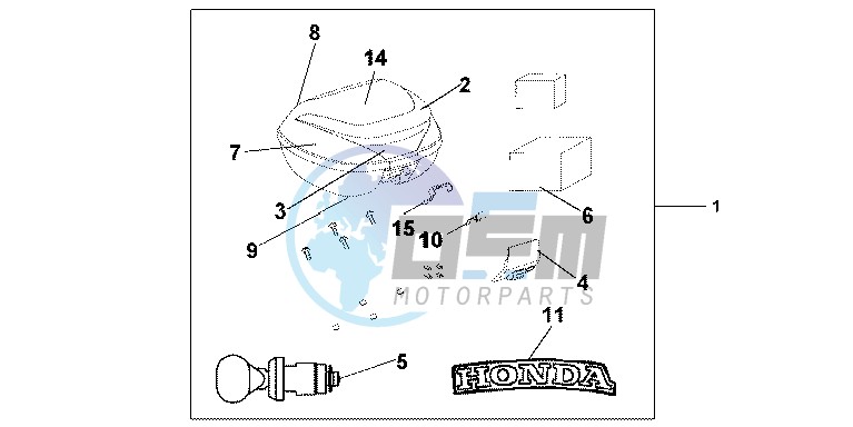 35L TOP BOX SWORD SILVER