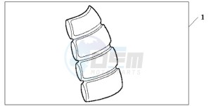 CBF600N9 Europe Direct - (ED / 25K) drawing TANK PAD 2