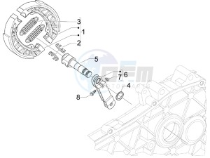 Stalker 50 drawing Rear brake - Brake jaw