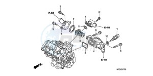 CB600FAA F / ABS CMF 25K drawing THERMOSTAT