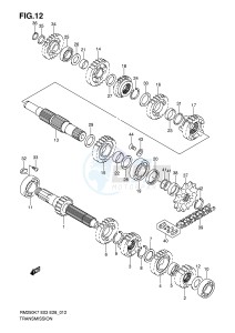 RM250 (E3-E28) drawing TRANSMISSION