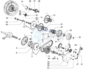 Diesis 100 drawing Speed variator assy