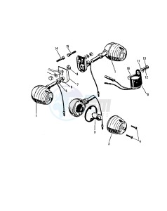 H1 C [MACH III] (-C) 500 [MACH III] drawing TURN SIGNALS -- H1_A OPTIONAL- -