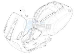 PRIMAVERA 125 4T 3V IE ABS-NOABS E3-E4 (EMEA) drawing Frame/bodywork