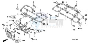 TRX420FMA Europe Direct - (ED / 2ED 4WD) drawing CARRIER