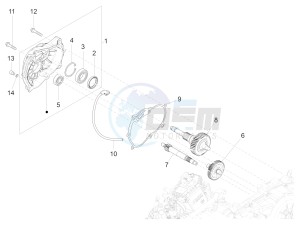 GTS 300 SUPER 4T 4V IE ABS E4 (EMEA) drawing Reduction unit