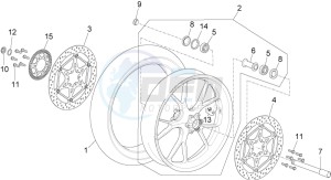 RSV4 1000 RACING FACTORY E4 ABS (NAFTA) drawing Front wheel