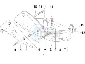 Liberty 125 4t e3 drawing Silencer