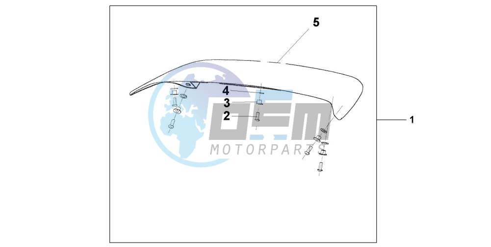 TOP BOX SPOILER DIGITAL SILVER