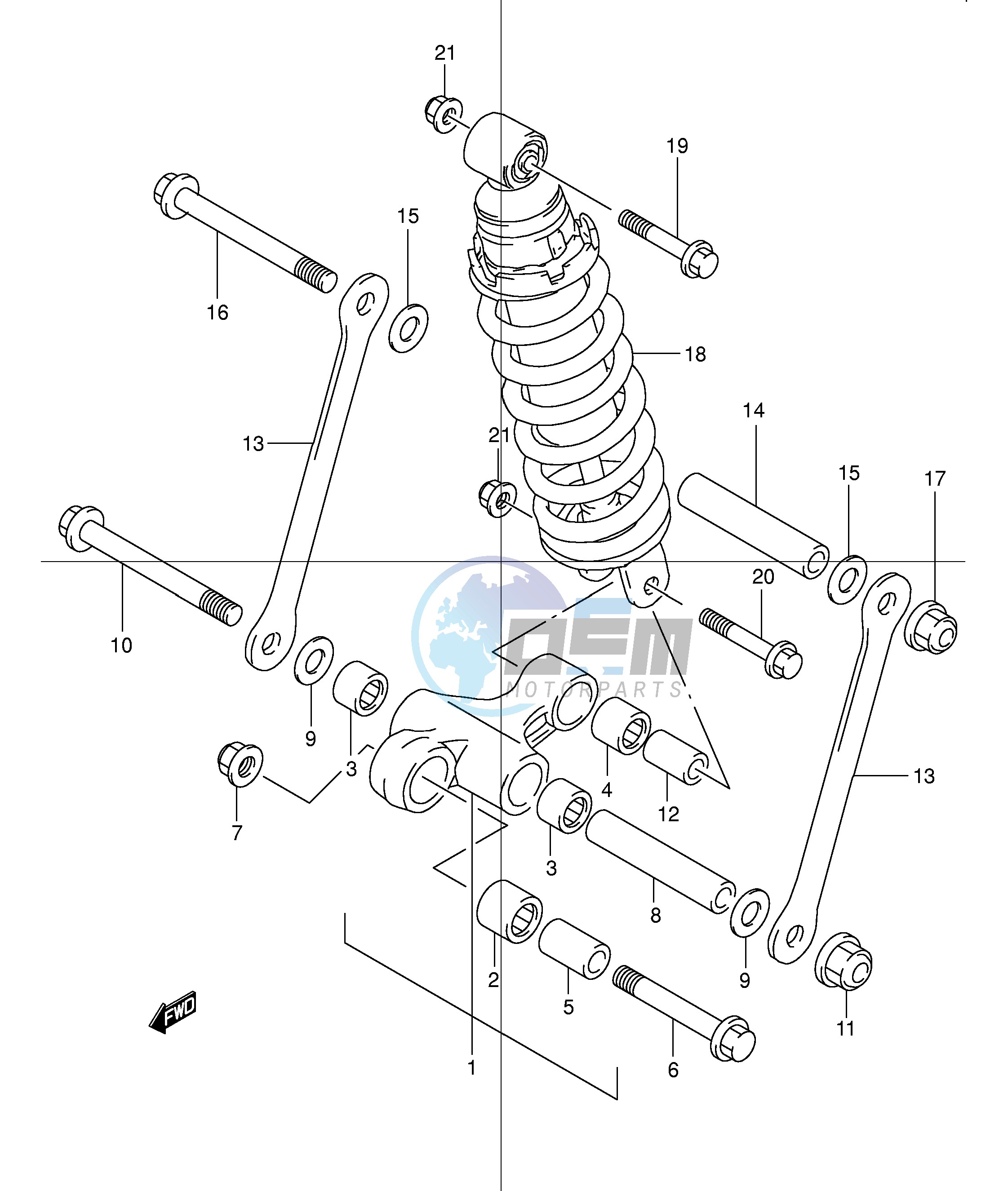 REAR CUSHION LEVER