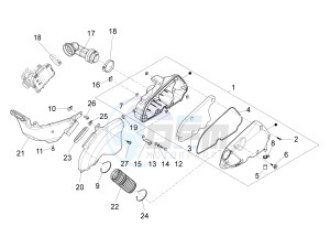 S 125 4T 3V E3 ie Taiwan drawing Air filter