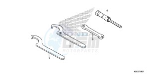 CRF150RE CRF150R Europe Direct - (ED) drawing TOOLS