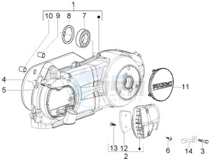 Beverly 250 (USA) USA drawing Crankcase Cooling